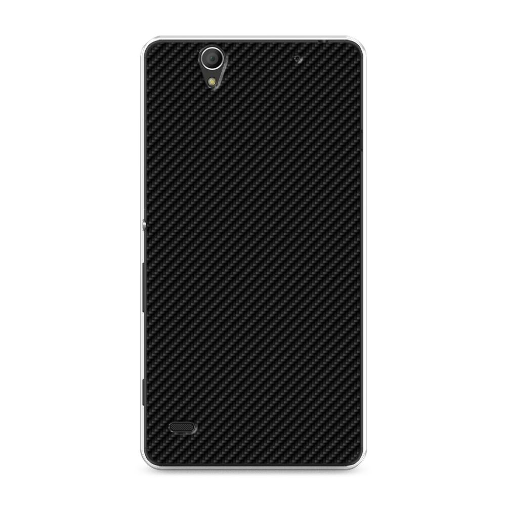 

Силиконовый чехол "Черный карбон" на Sony Xperia C4, 52650-3