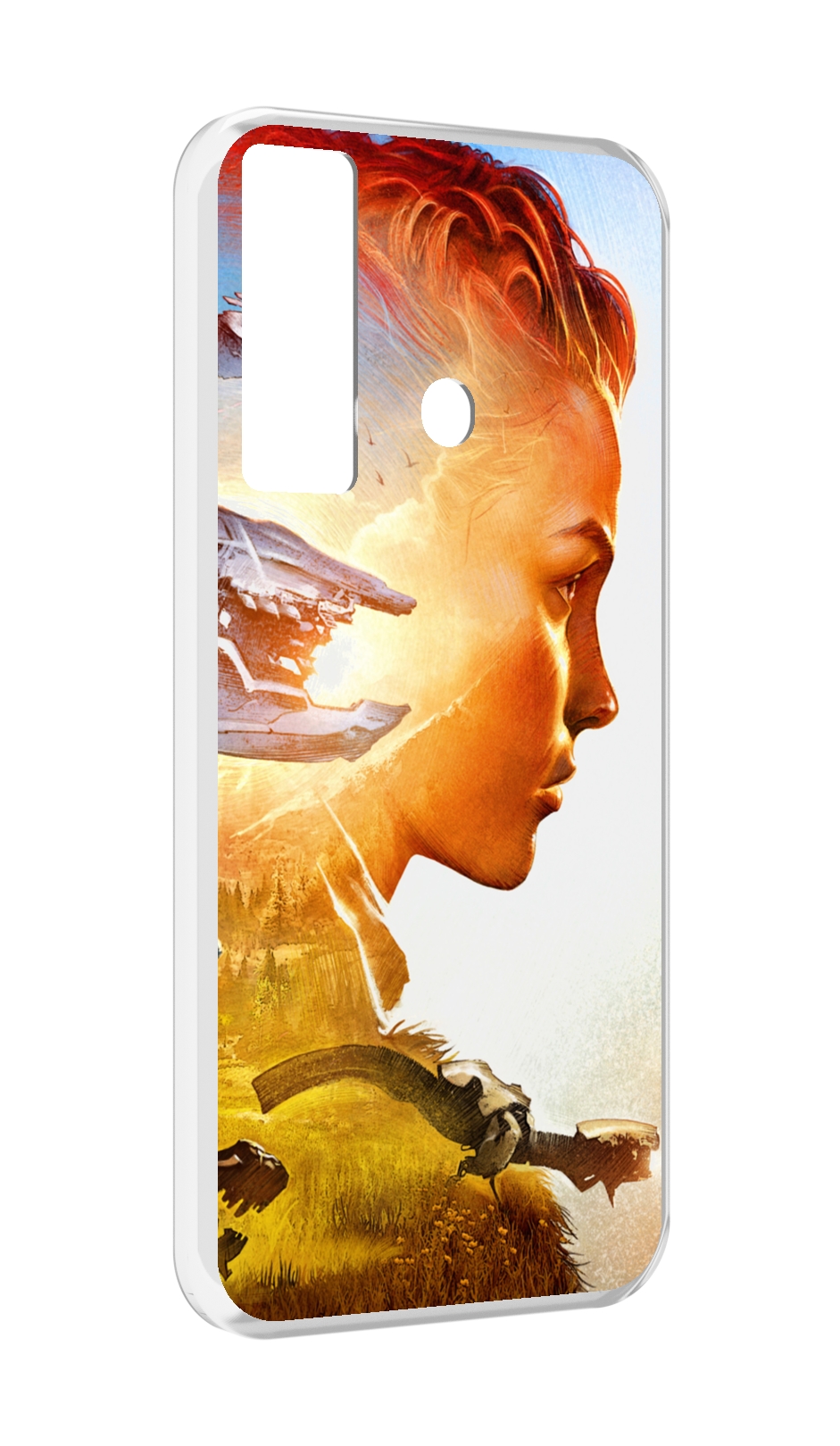 

Чехол MyPads Horizon Zero Dawn art для Tecno Camon 17, Прозрачный, Tocco