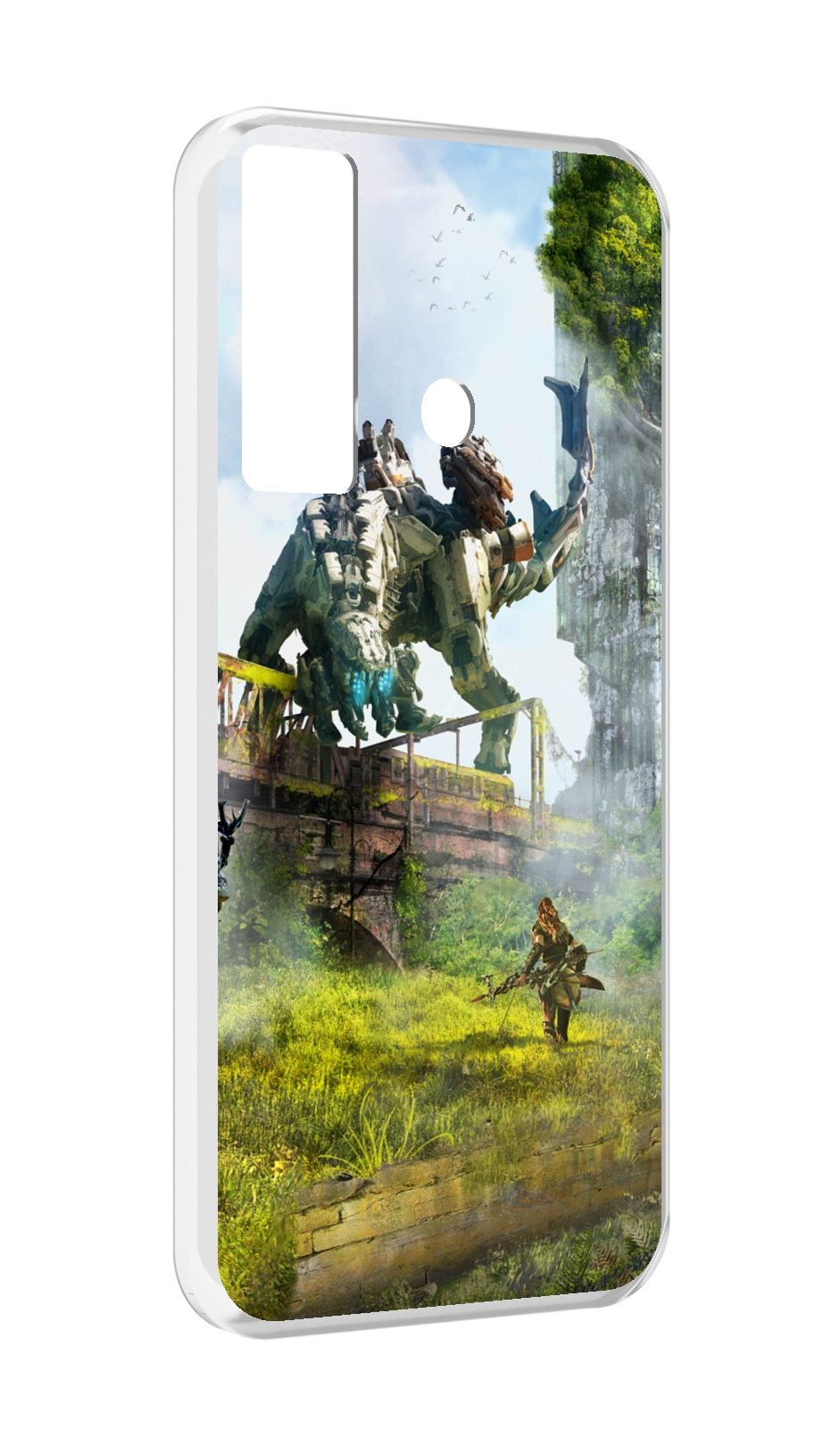 

Чехол MyPads Horizon Zero Dawn для Tecno Camon 17, Прозрачный, Tocco