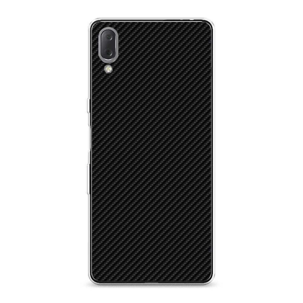 

Силиконовый чехол "Черный карбон" на Sony Xperia L3, 54450-3