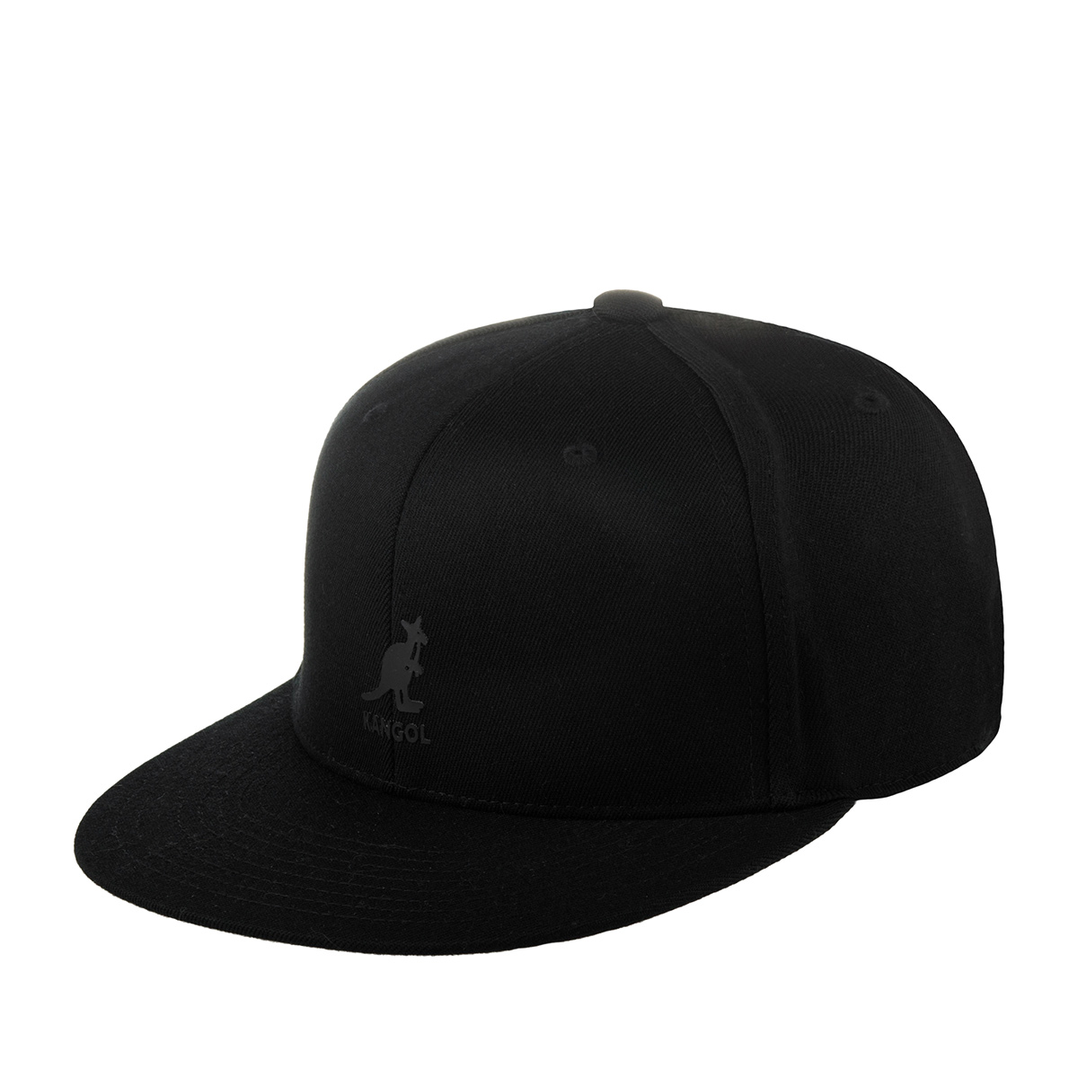 Бейсболка унисекс Kangol K5390 Flexfit Flat Peak BB черная, р.56