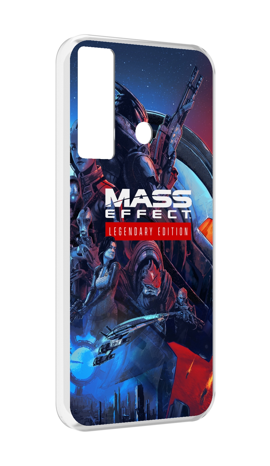 

Чехол Mypads Mass Effect Legendary Edition Для Tecno Camon 17, Прозрачный, Tocco
