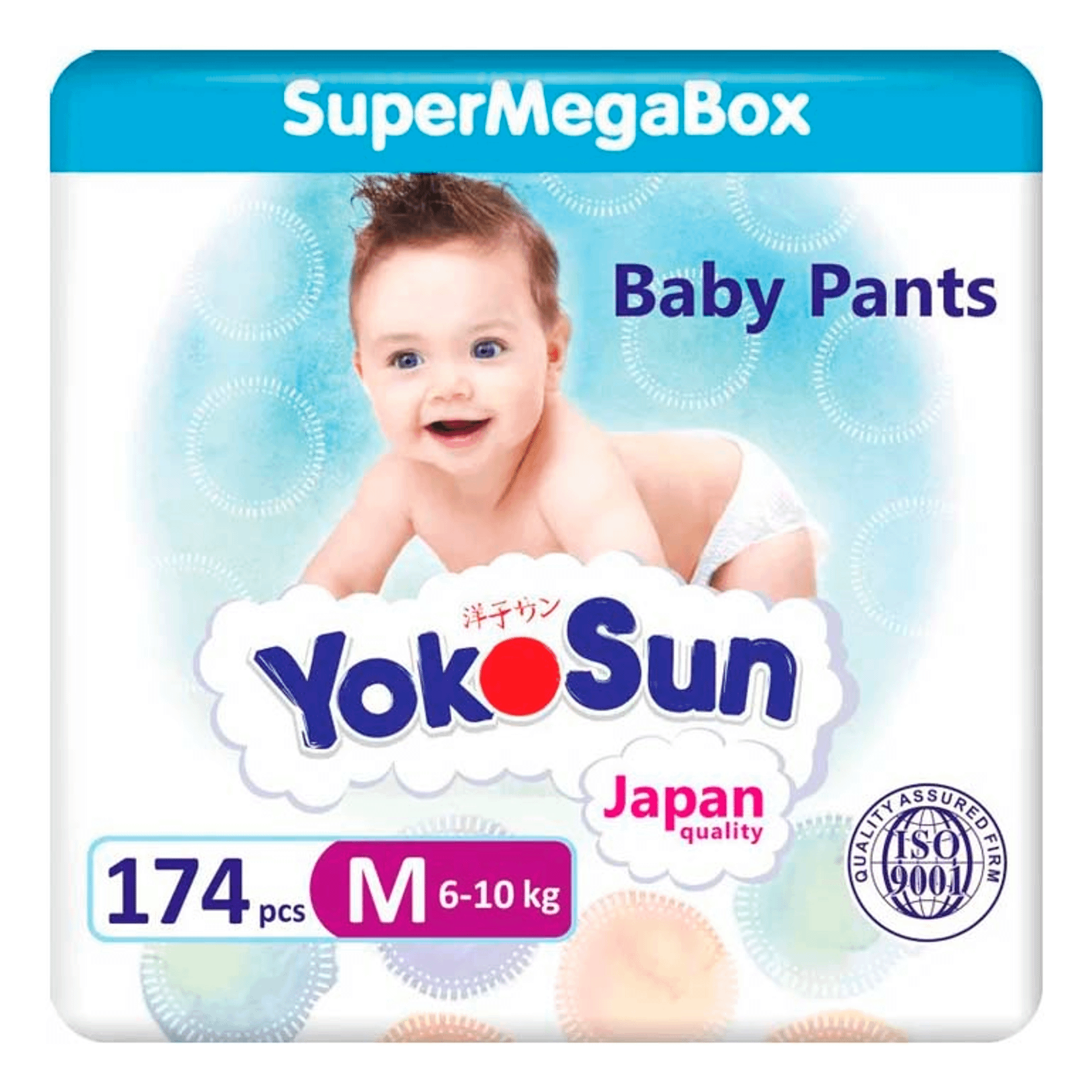 Подгузники-трусики YokoSun M, 6-10 кг, 174 шт.