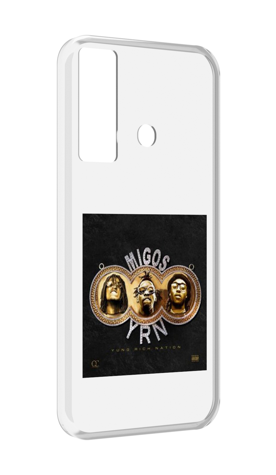 

Чехол MyPads Migos - Yung Rich Nation для Tecno Camon 17, Прозрачный, Tocco