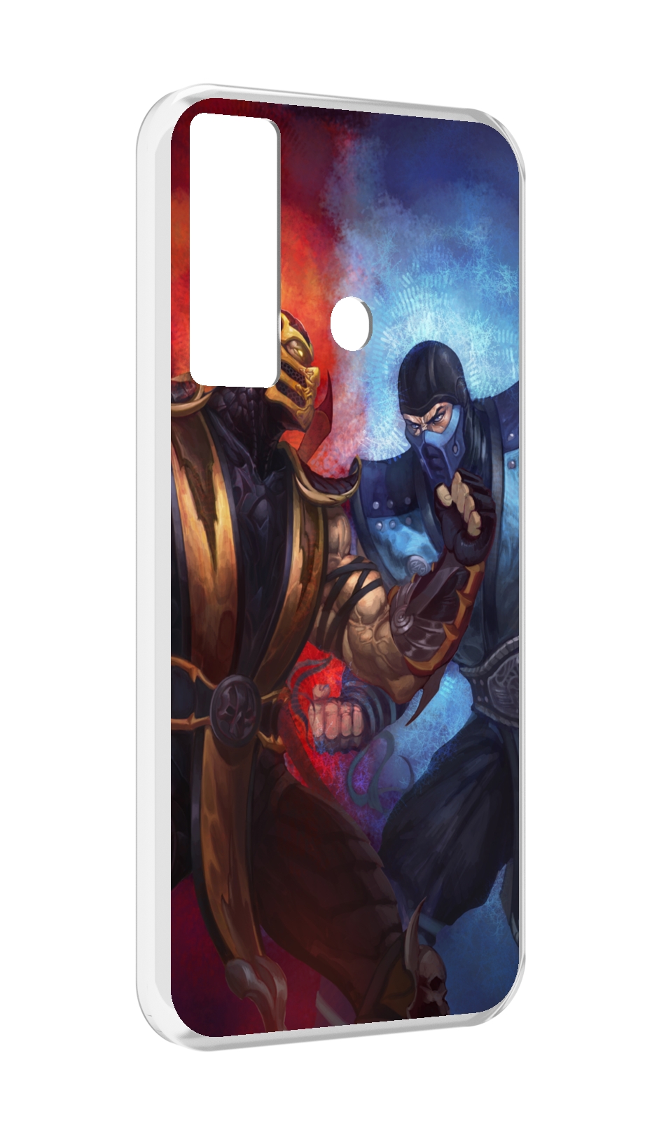 

Чехол MyPads Mortal Kombat art для Tecno Camon 17, Прозрачный, Tocco