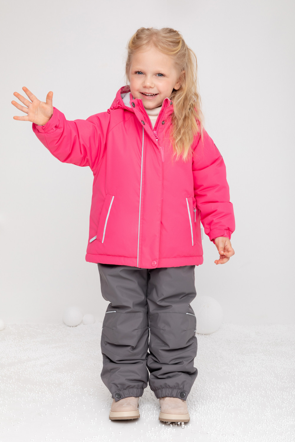 Куртка детская CROCKID 1 G JKT 006(2).2, темно-розовый, 98
