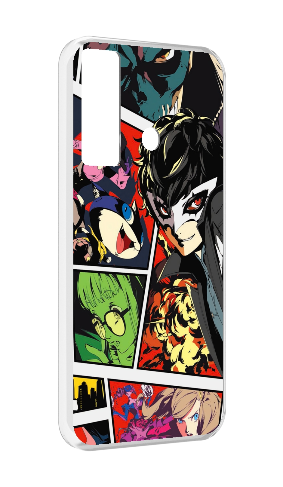 

Чехол Mypads Persona 5 Art Для Tecno Camon 17, Прозрачный, Tocco