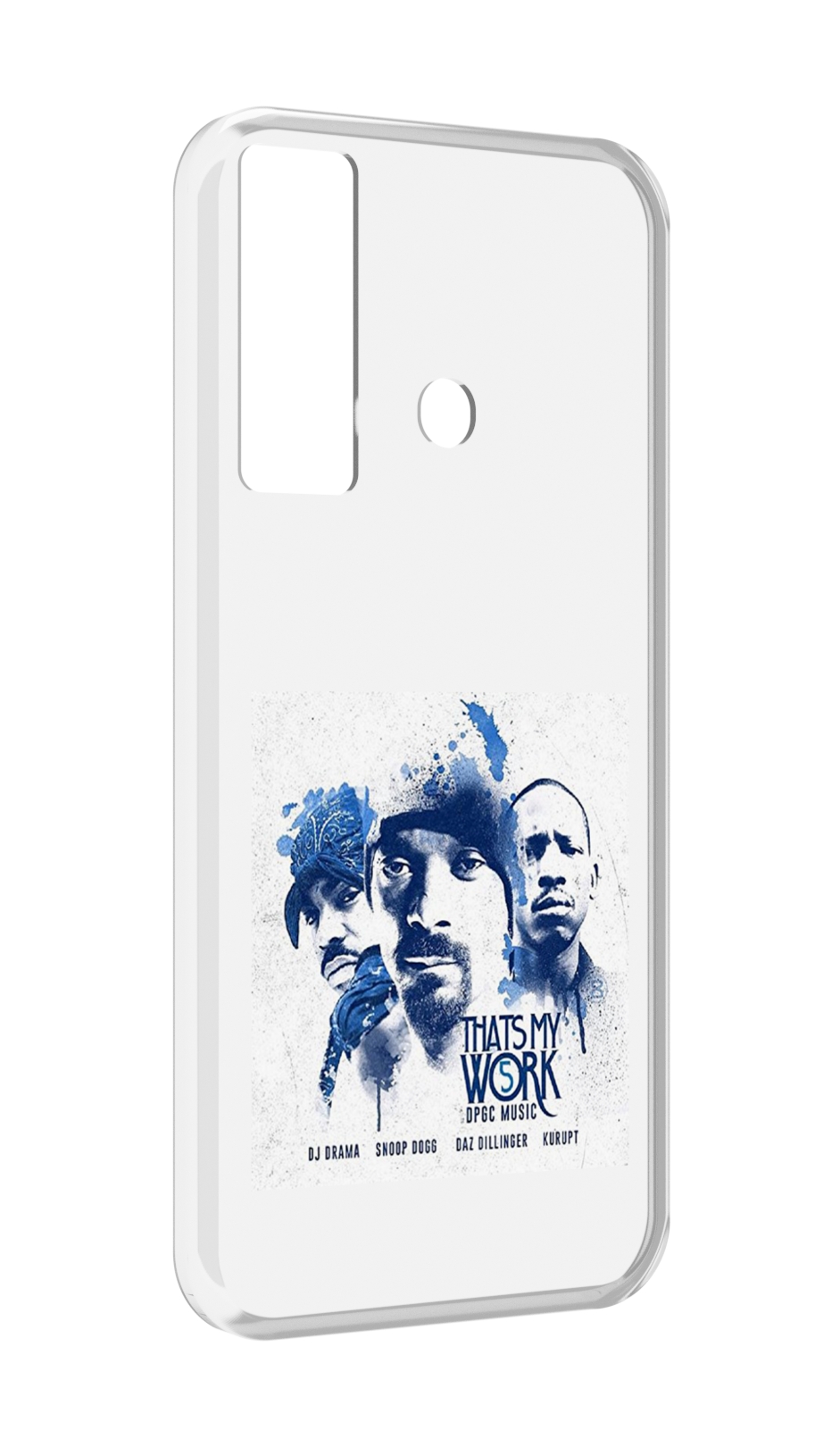 

Чехол Mypads Snoop Dogg That’S My Work Vol Для Tecno Camon 17, Прозрачный, Tocco