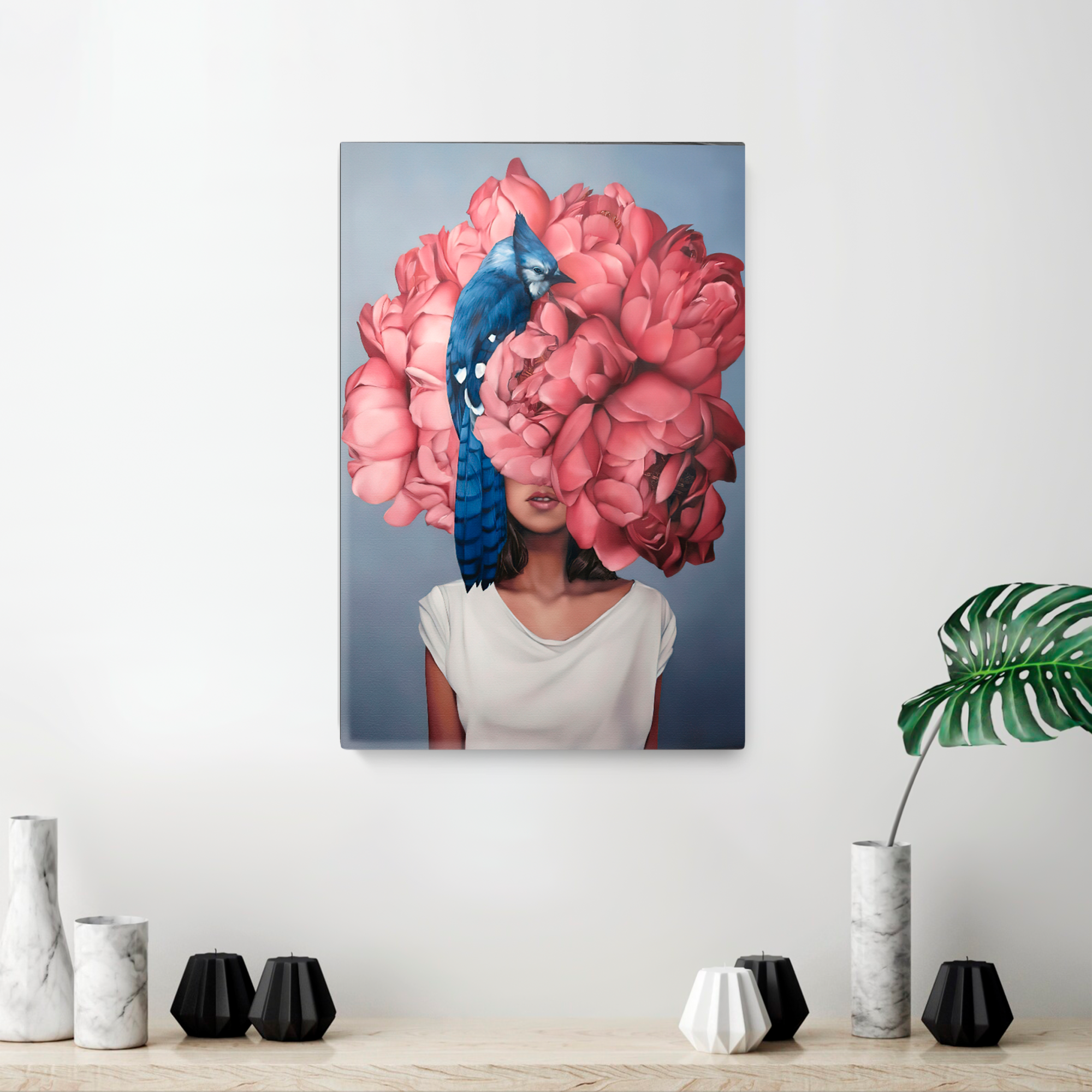 

Картина интерьерная Art Debut Gallery Девушка с птицей 50х80 см, Девушка с птицей