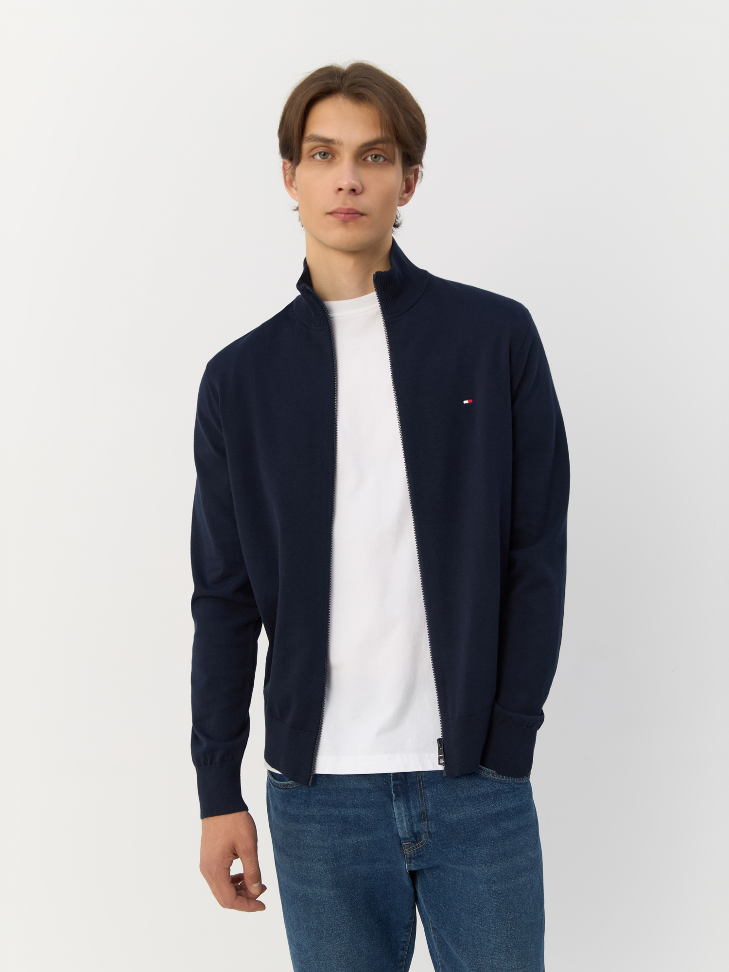 

Толстовка мужская Tommy Hilfiger MW0MW22747 синяя L, Синий, MW0MW22747