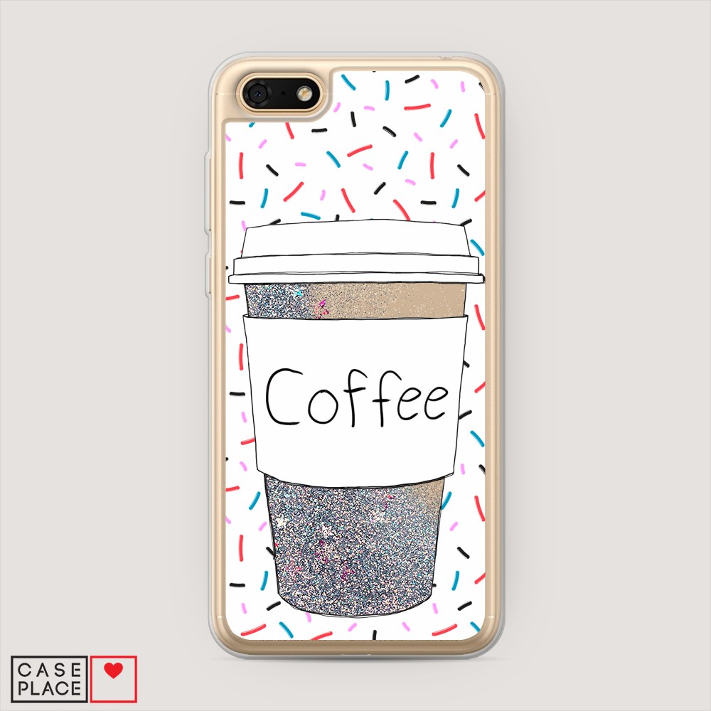 

Чехол Awog на Huawei Y5 2018 "Coffee прозрачный стакан", Разноцветный, 65991-1