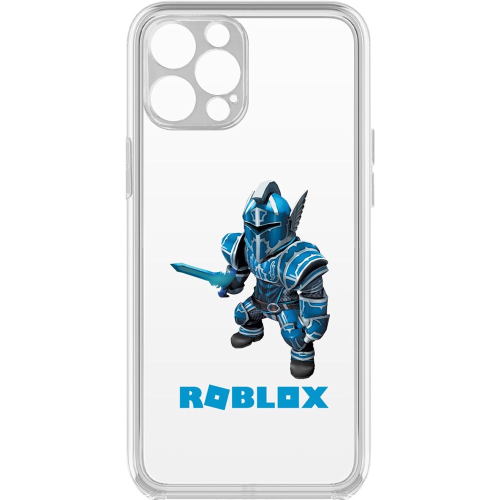 

Чехол-накладка Krutoff Clear Case Roblox-Рыцарь Алар для iPhone 12 Pro с защитой камеры, Прозрачный