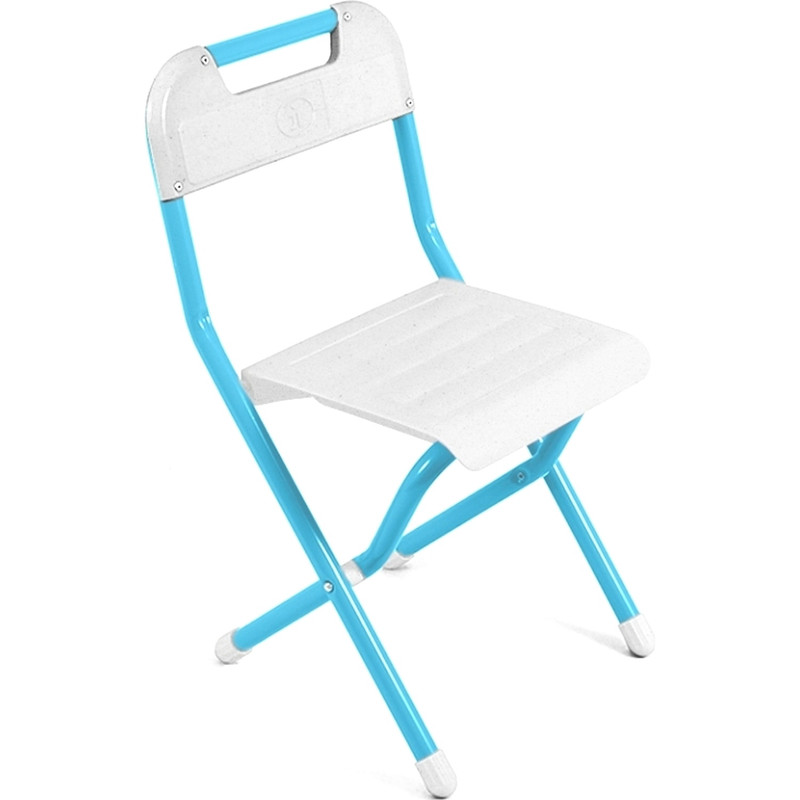 Стул детский складной ССД.02 Дэми, голубой детский складной стульчик со спинкой дэми ссд02 белый белый