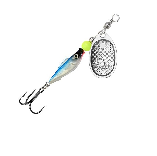Блесна для рыбалки AQUA FISH COMET-4 20,0g, цвет 06 (серебро), 1 штука
