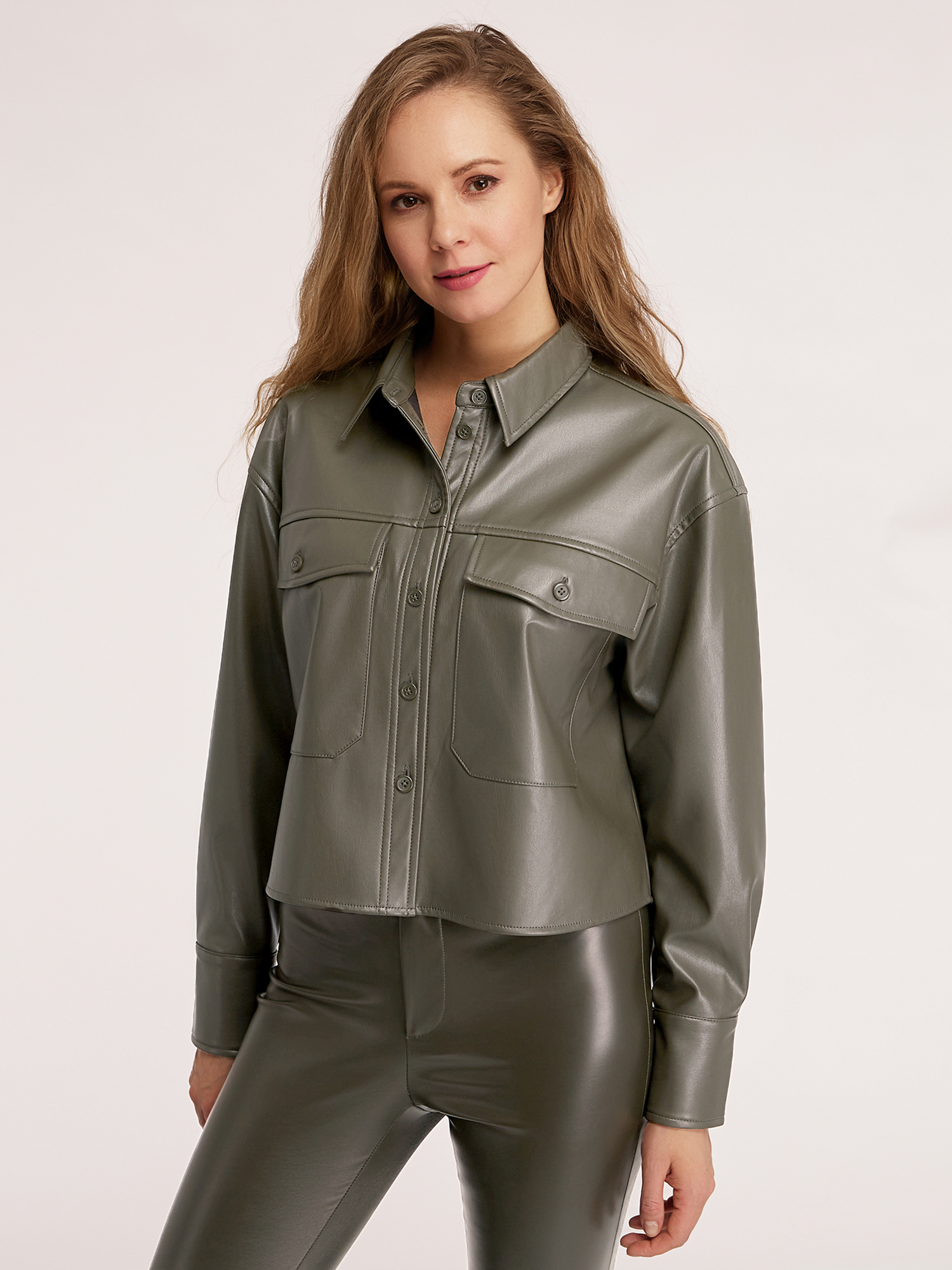 

Жакет женский oodji 18A03009 зеленый 42/170, 18A03009