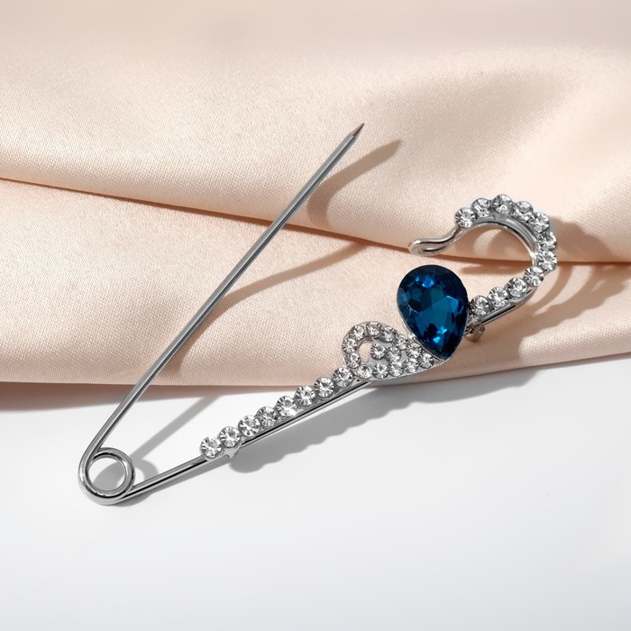 

Брошь из бижутерного сплава Queen Fair Сердце, стразы\стекло, Сердце