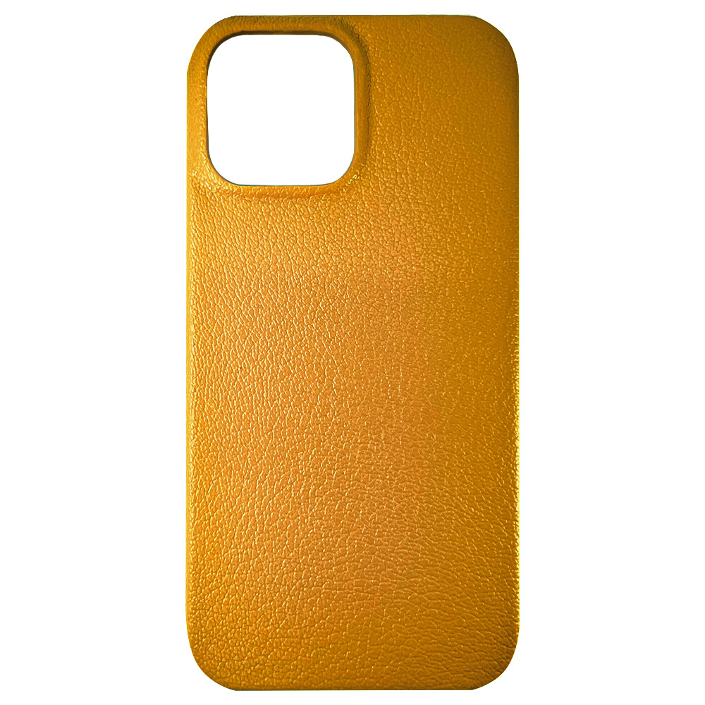 

Кожаный чехол для iPhone 14 Pro Max, iGrape (Горчичный), Бежевый, Чехол