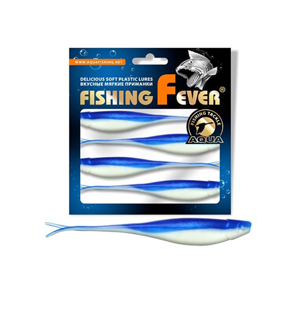 

Риппер для дроп-шота AQUA FishingFever BOSS, 9,0cm, 3,2g, 5 шт, 006 (бело-синий), 1 уп., Белый;синий, Fishing Fever Boss