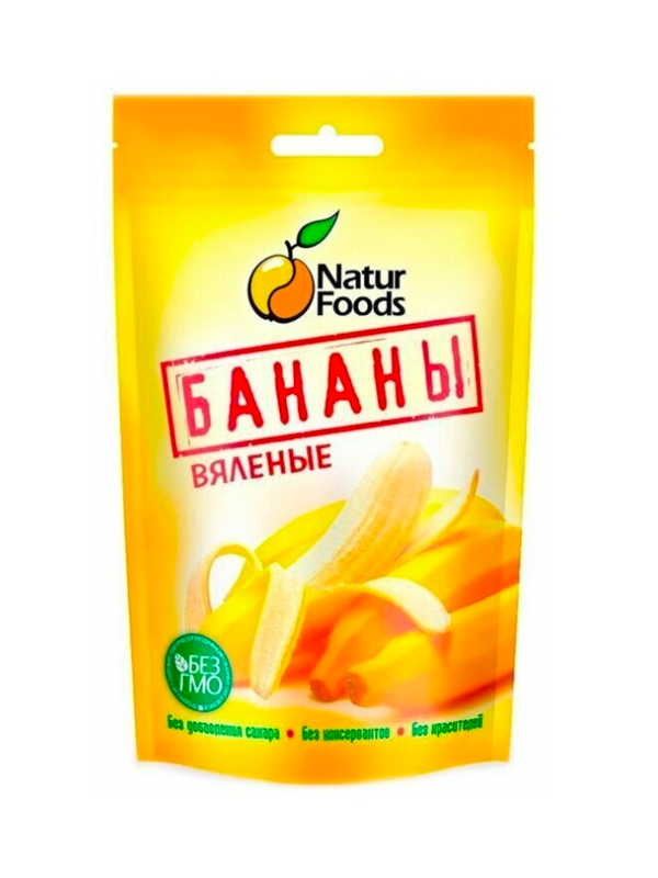 Бананы вяленые Natur Foods 100 г