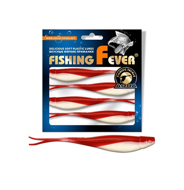 

Риппер для дроп-шота AQUA FishingFever BOSS, 12,0cm, 8,5g, 5 шт, 003 (бело-красн.), 1 уп., Белый;красный, Fishing Fever Boss