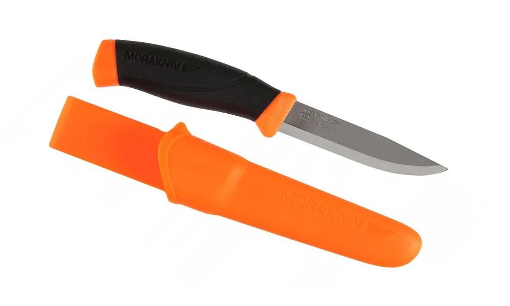 

Нож туристический Morakniv Companion, длина лезвия 10.4 см, Черный;зеленый, Companion
