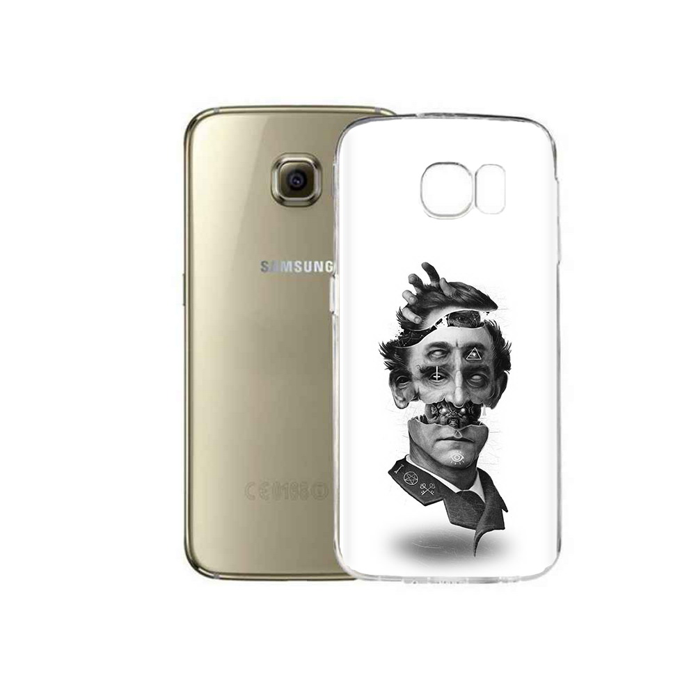 

Чехол MyPads Tocco для Samsung Galaxy C5 Pro страшное лицо абстракция (PT61139.577.628), Прозрачный, Tocco