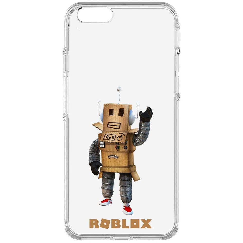 фото Чехол-накладка krutoff clear case roblox-мистер робот для iphone 6