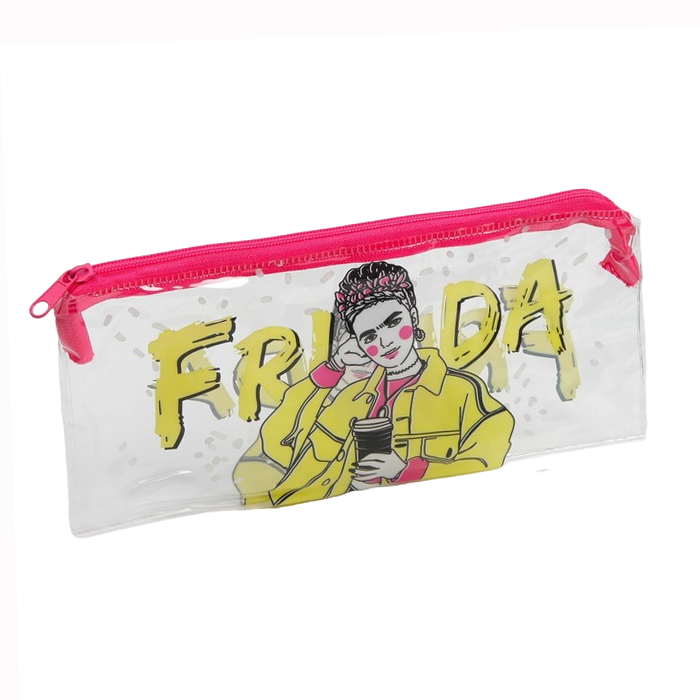 

Косметичка женская NoBrand Фрида, прозрачный, Фрида