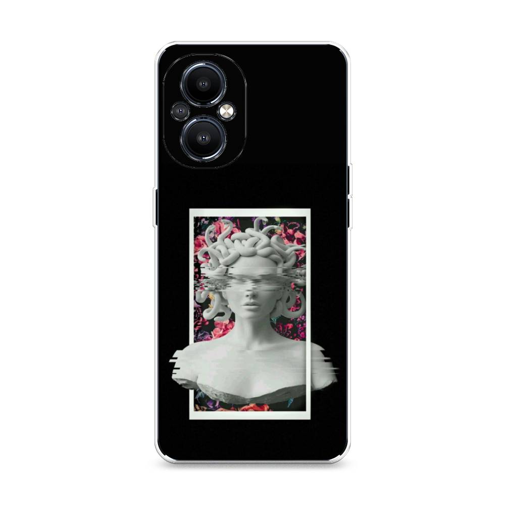 

Чехол на OnePlus Nord N20 "Web Punk Медуза Горгона", Черный;серый, 152550-6