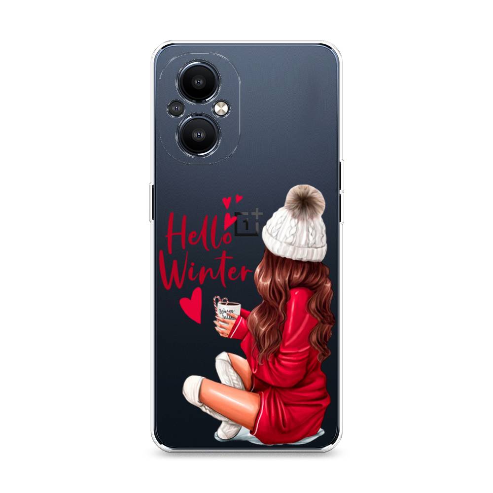 

Чехол на OnePlus Nord N20 "Hello winter", Красный;белый;коричневый, 152550-5