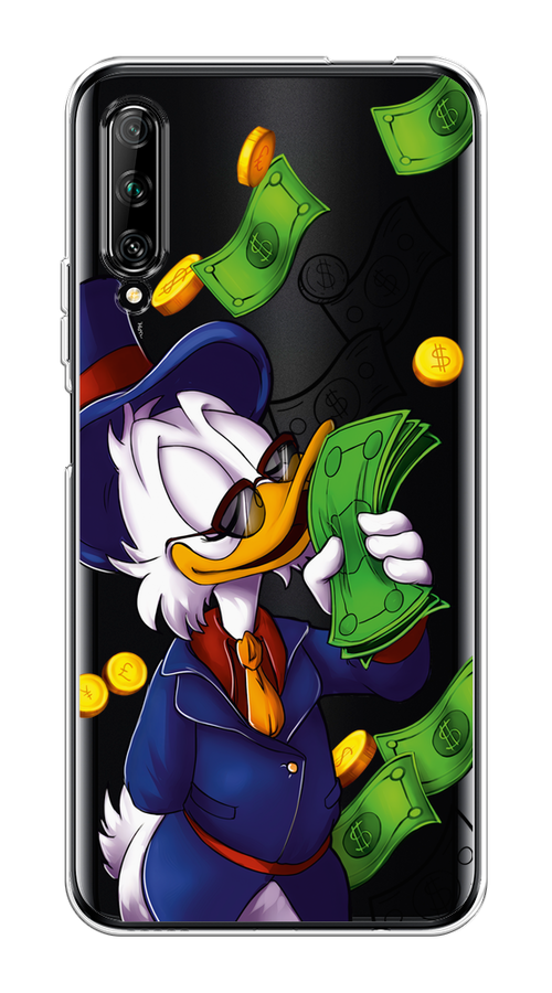 

Чехол на Huawei Y9s "Scrooge McDuck with Money", Синий;зеленый;белый, 611150-6