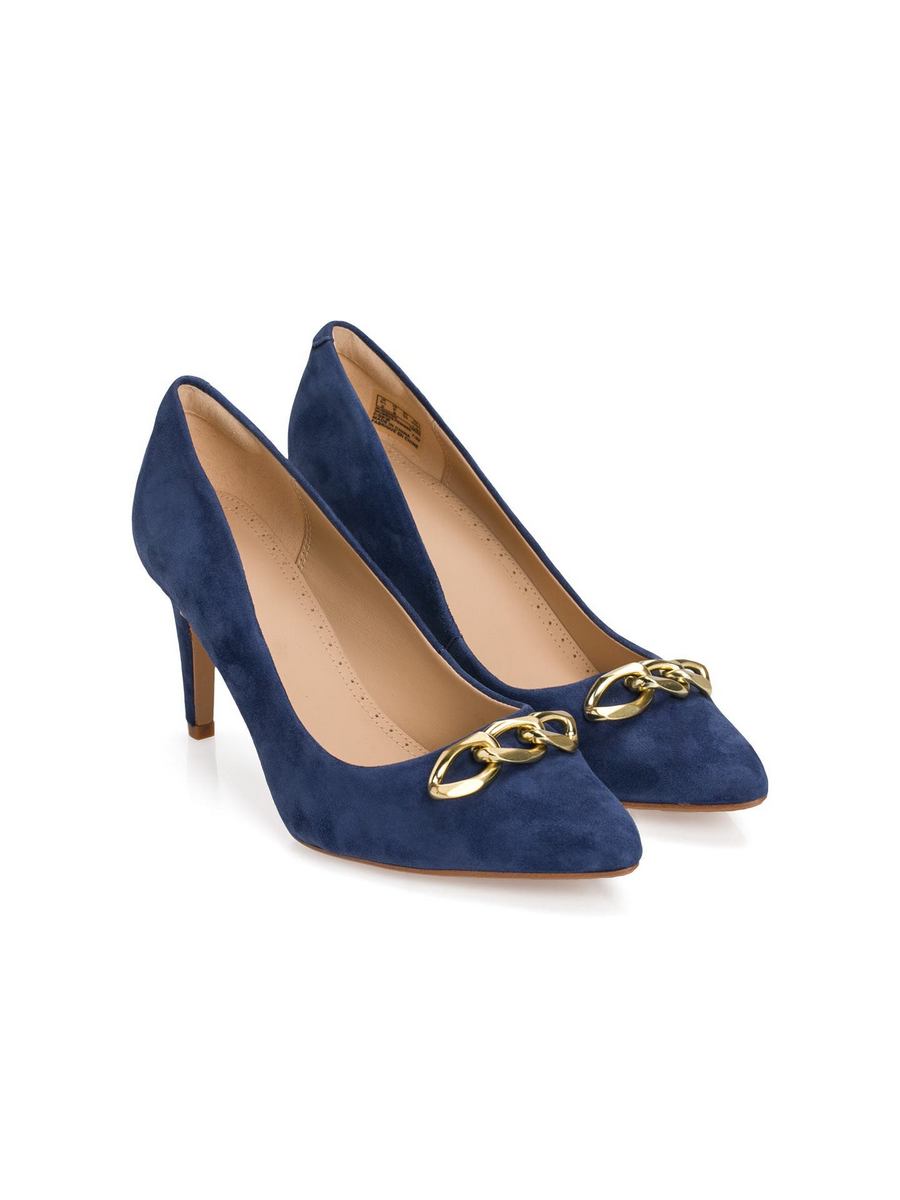 

Туфли женские Clarks 1390219 синие 37.5 EU, Синий, 001390219