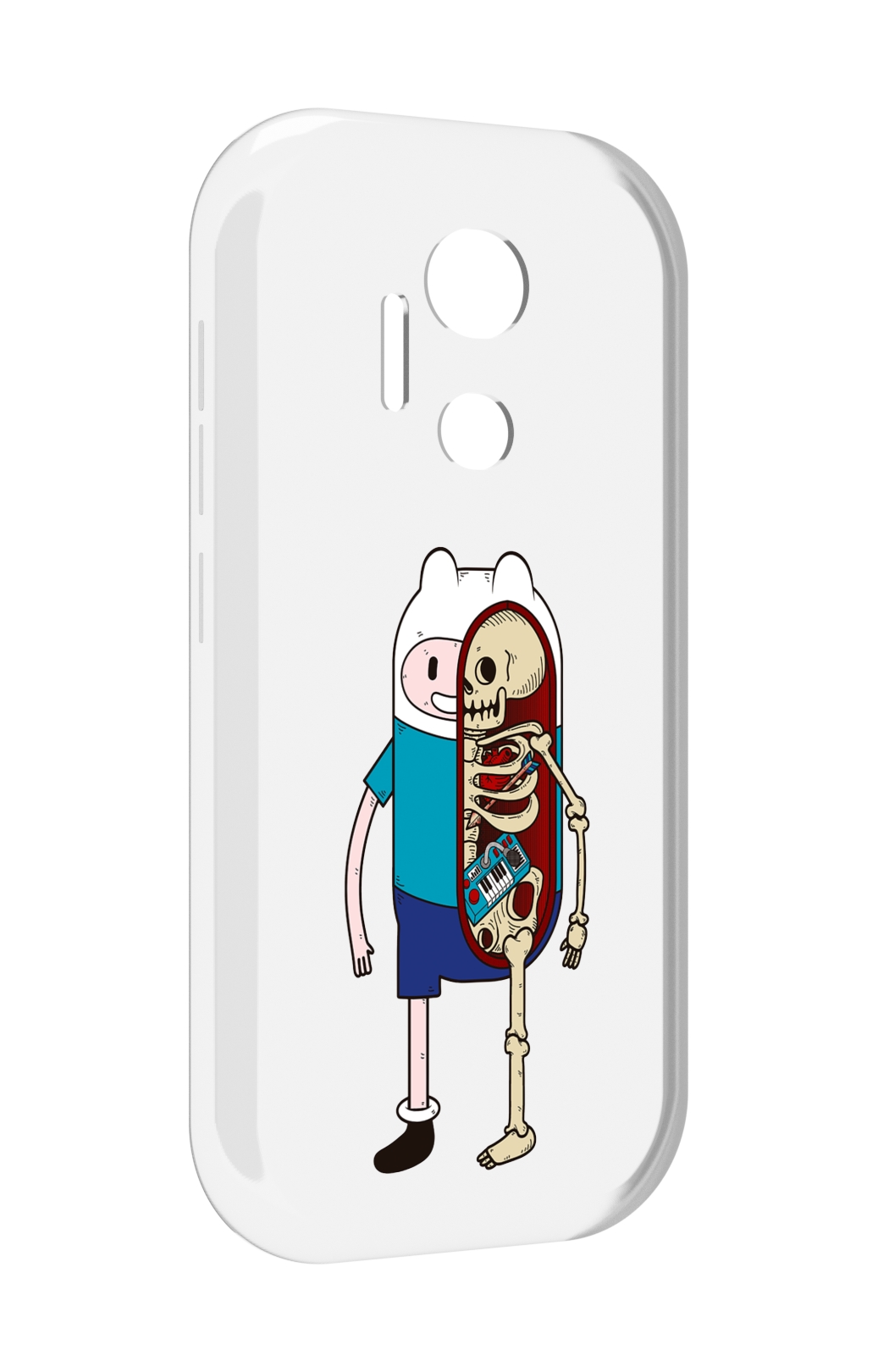 

Чехол MyPads Финн скелет для doogee x97 pro, Прозрачный, Tocco