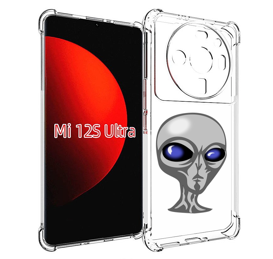 

Чехол MyPads инопланетянин для Xiaomi 12S Ultra, Прозрачный, Tocco