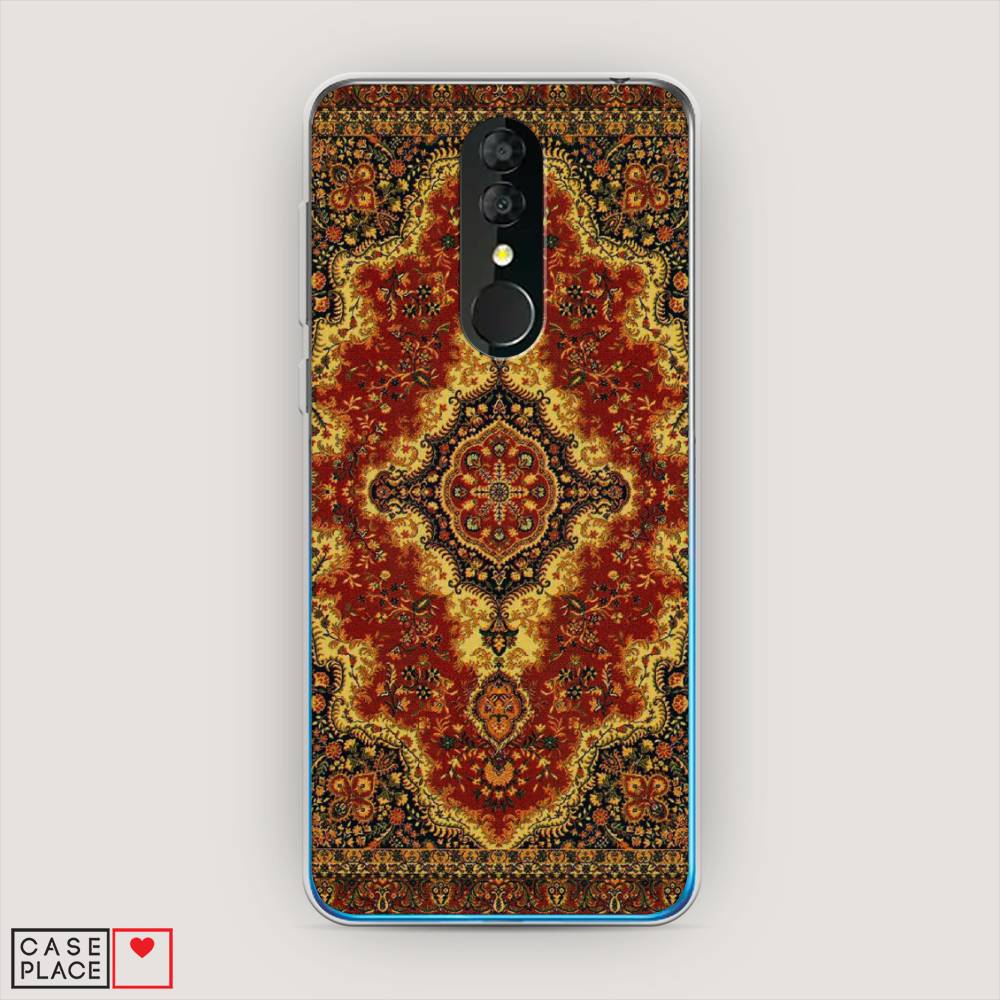 

Чехол на Alcatel 3 5053Y (2019) "Ковер", Коричневый;золотистый;красный, 170550-3