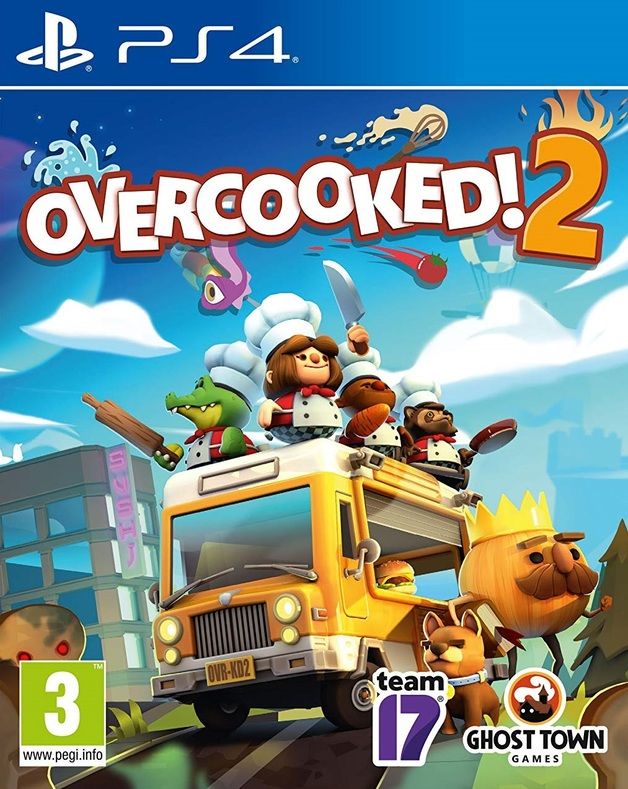 Игра Overcooked 2 (II) (PlayStation 4, полностью на иностранном языке)