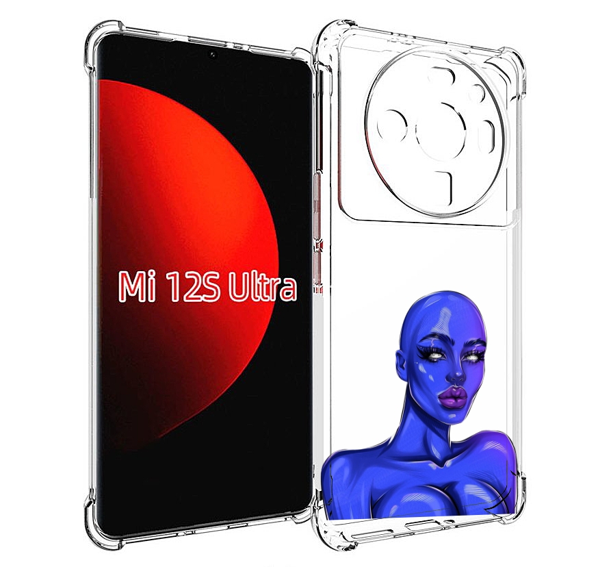 

Чехол MyPads инопланетянка для Xiaomi 12S Ultra, Прозрачный, Tocco