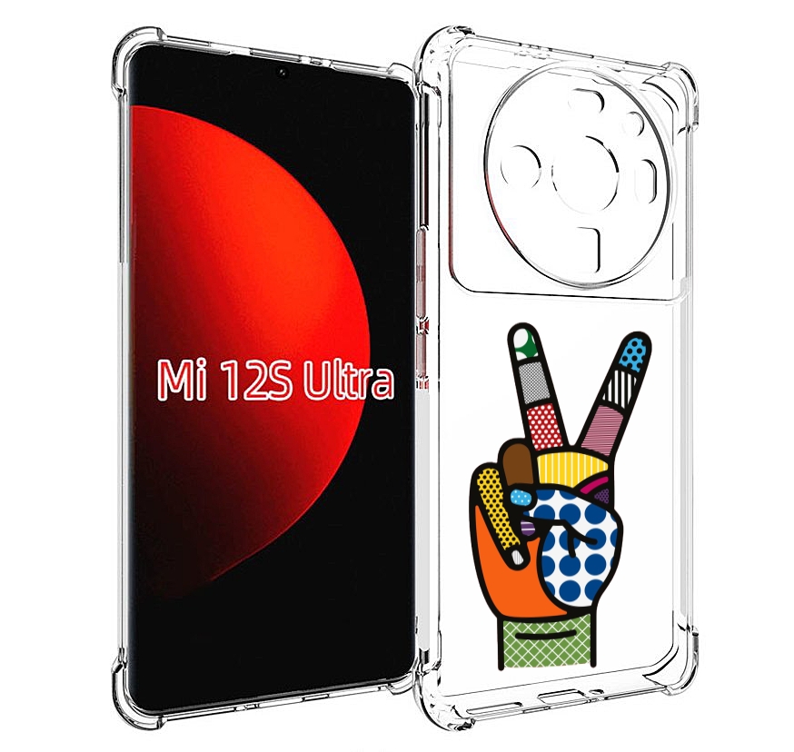 

Чехол MyPads йоу пальчики для Xiaomi 12S Ultra, Прозрачный, Tocco