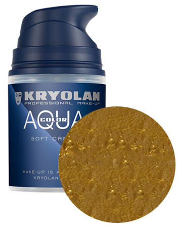 

Аквагрим кремообразный/Aquacolor Soft cream 50 мл. (Цв: Gold), Золотистый