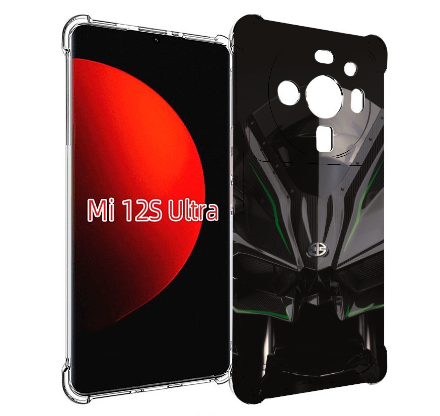 

Чехол MyPads кавасаки мото для Xiaomi 12S Ultra, Прозрачный, Tocco