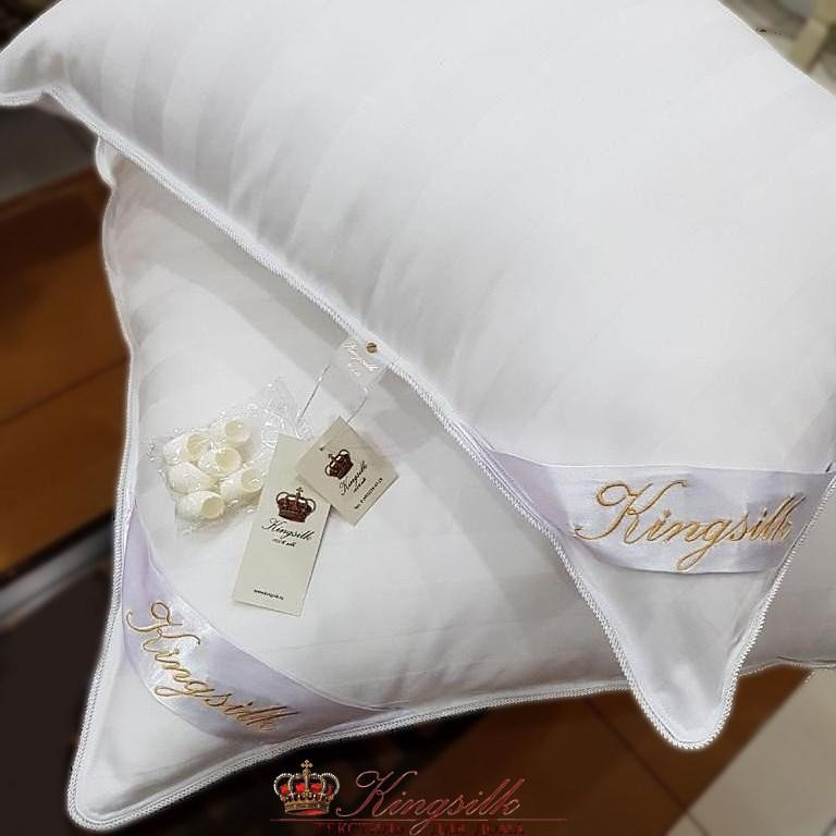 Подушка для сна KingSilk шелк 70x50 см