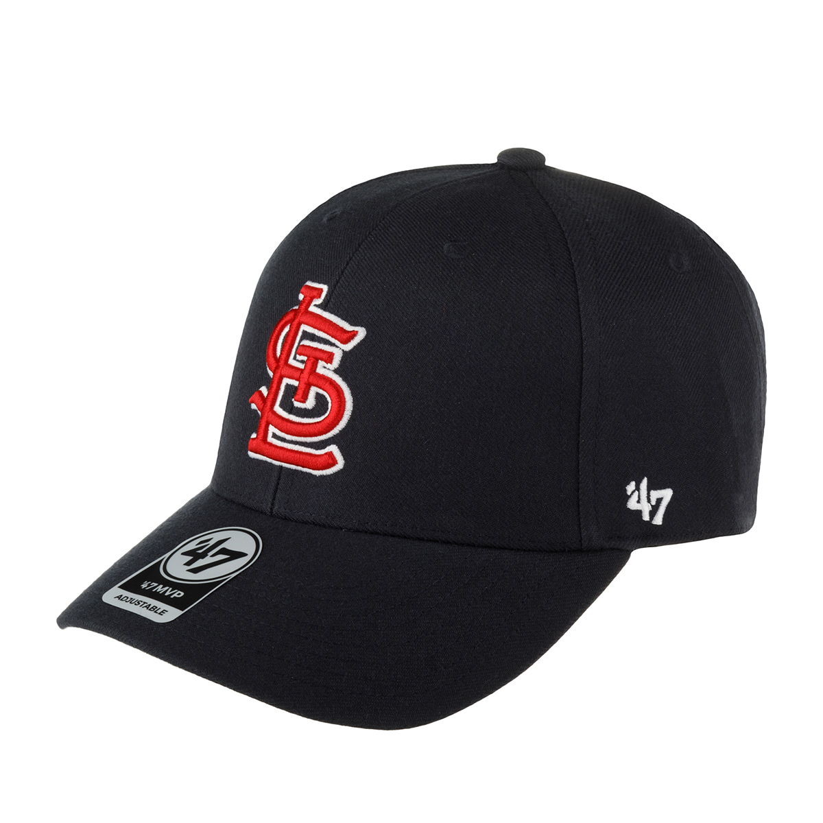 Бейсболка унисекс 47 BRAND B-MVP23WBV-NYF St. Louis Cardinals MLB темно-синяя, one size синий