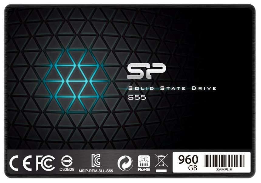 

SILICON POWER SSD Slim S55 960Gb SATA-III 2,5”/7мм SP960GBSS3S55S25