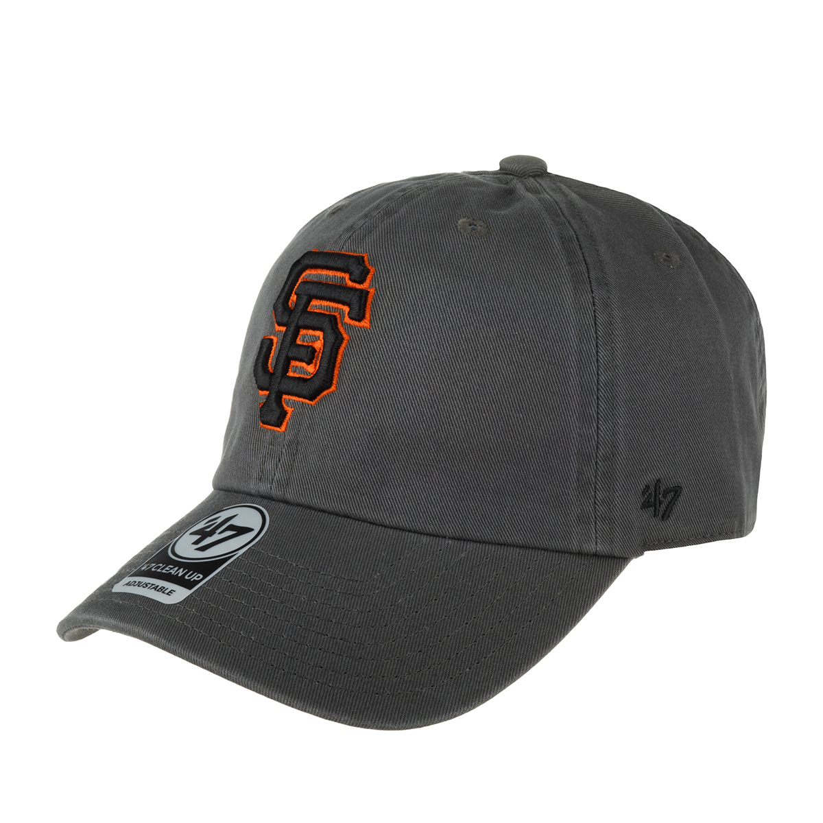 Бейсболка унисекс 47 BRAND B-RGW22GWS-GYA San Francisco Giants MLB серая, one size