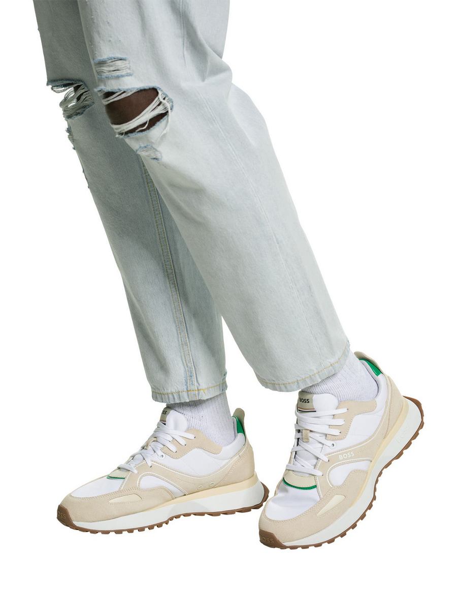 Кроссовки мужские BOSS 001386607 бежевые 43 EU 18678₽