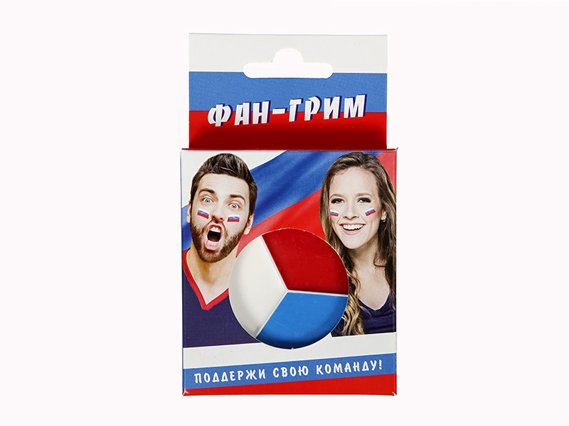 

Грим профессиональный театральный Фангрим, 15 гр. (Цв: Assortment), Белый;синий;красный