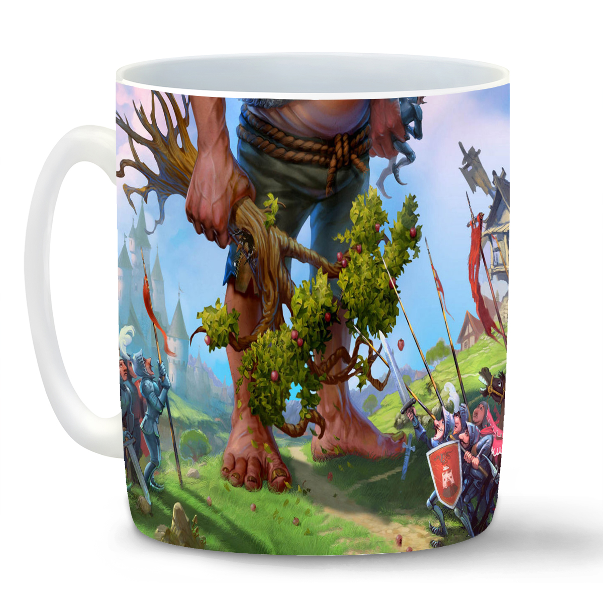 

Кружка CoolPodarok majesty 2 the fantasy kingdom sim Великан с яблоней
