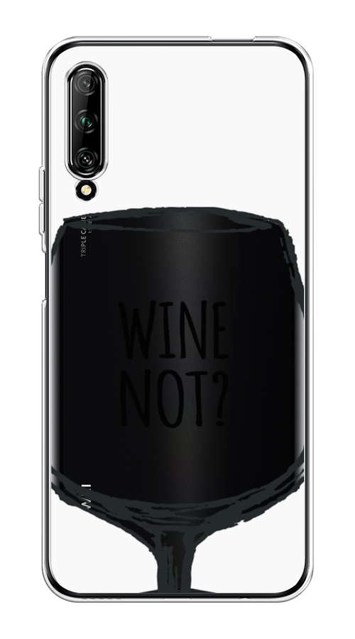 

Чехол на Huawei Y9s "Wine not white", Белый, 611150-6
