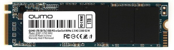 

SSD накопитель M.2 QUMO QM Novation 1Tb (Q3DT-1TSY-NM2)