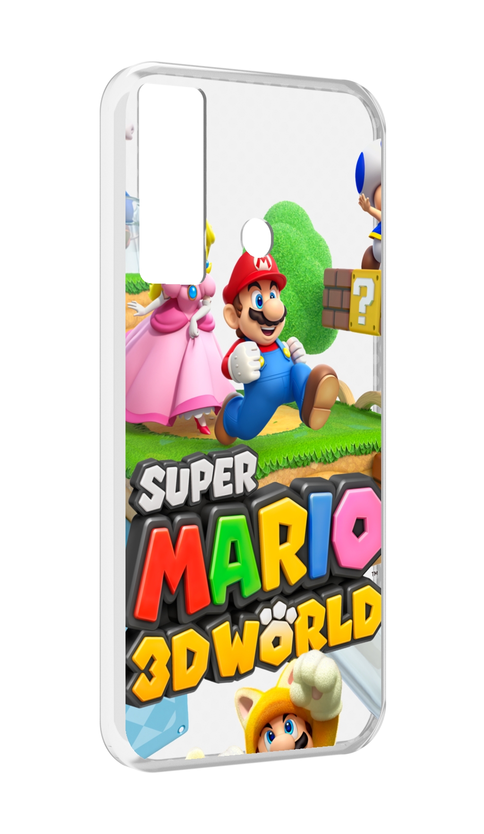 

Чехол Mypads Super Mario 3D World Для Tecno Camon 17, Прозрачный, Tocco